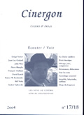 Cinergon n°17/18 2004 - Ecouter/Voir. Les sons au cinéma