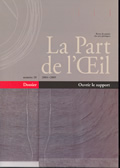 La Part de l'Oeil n°20 2004-2005 - Ouvrir le support