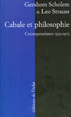 Cabale et philosophie. Correspondance 1933-1973