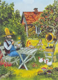 Puzzle 104 pièces Pettson & Picpus/L'anniversaire de Picpus