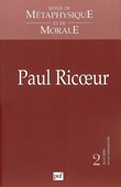 Revue de métaphysique et de morale n°2 - avril 2006. Paul Ricoeur