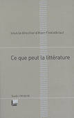 Ce que peut la littérature