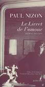 Le Livret de l'amour. Journal 1973-1979
