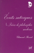 Ecrits satiriques, tome 1. Précis de philosophie moderne