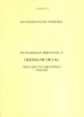 Le cinéma de ma mémoire. Hommage personnel à Germaine Dulac