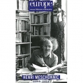 Europe n°995/Mars 2012. Henri Meschonnic