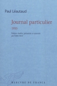 Journal particulier. 1935