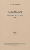 Allemands. Une série de lettres (1936)