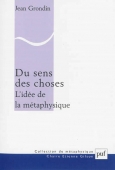 Du sens des choses. L'idée de la métaphysique