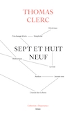 Sept et huit et neuf